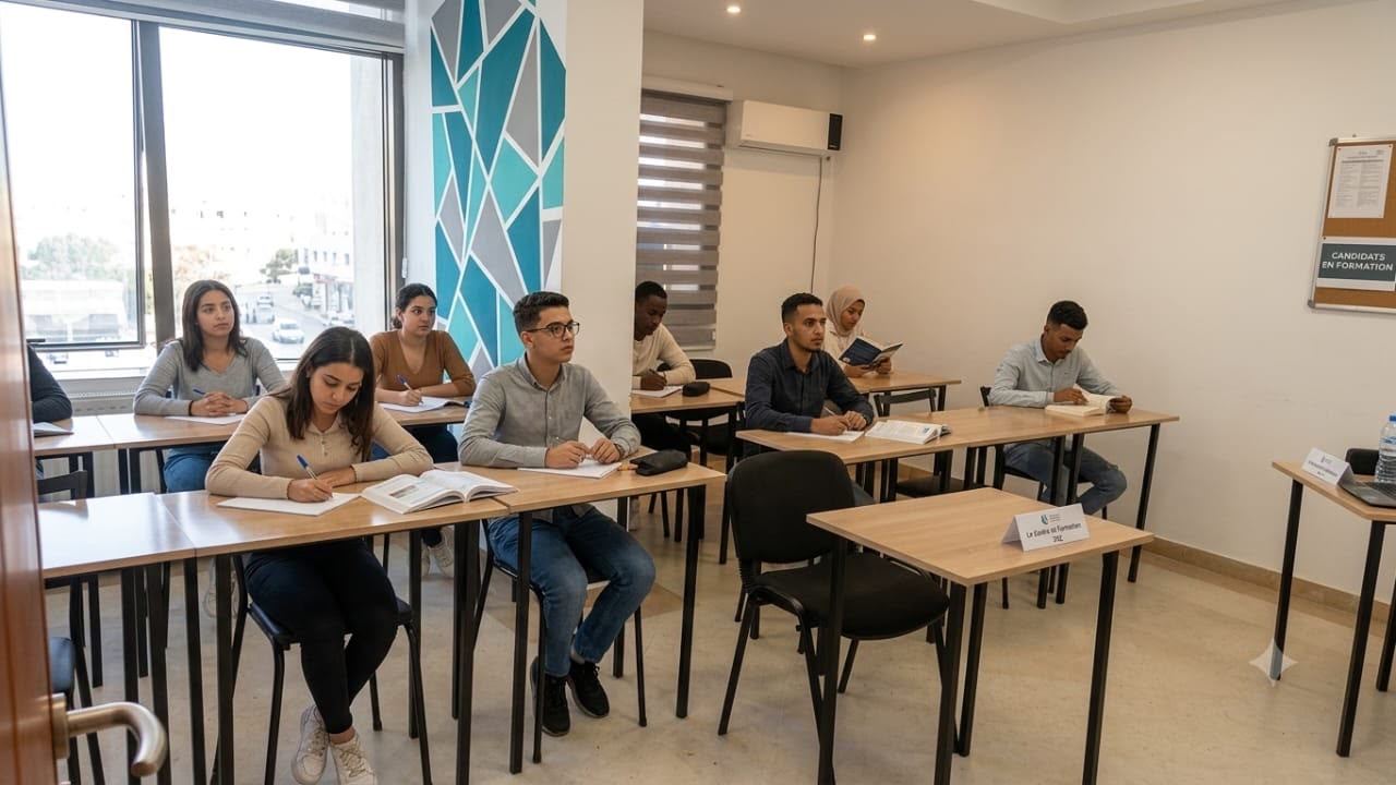 Salle de classe moderne du centre Germanistik